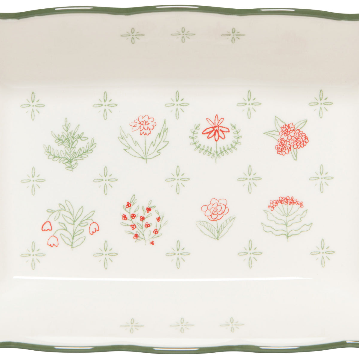 Camellia Stoneware Baking Dish