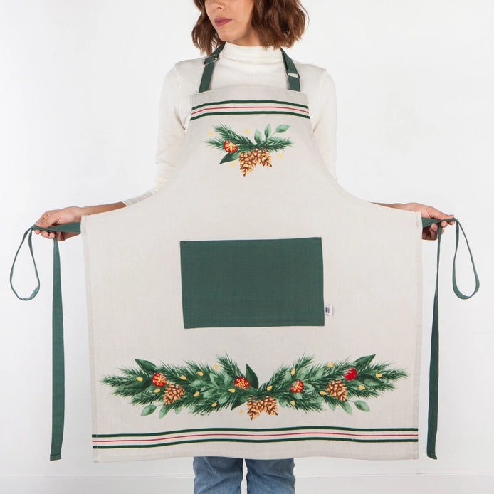 Deck the Halls Christmas Apron