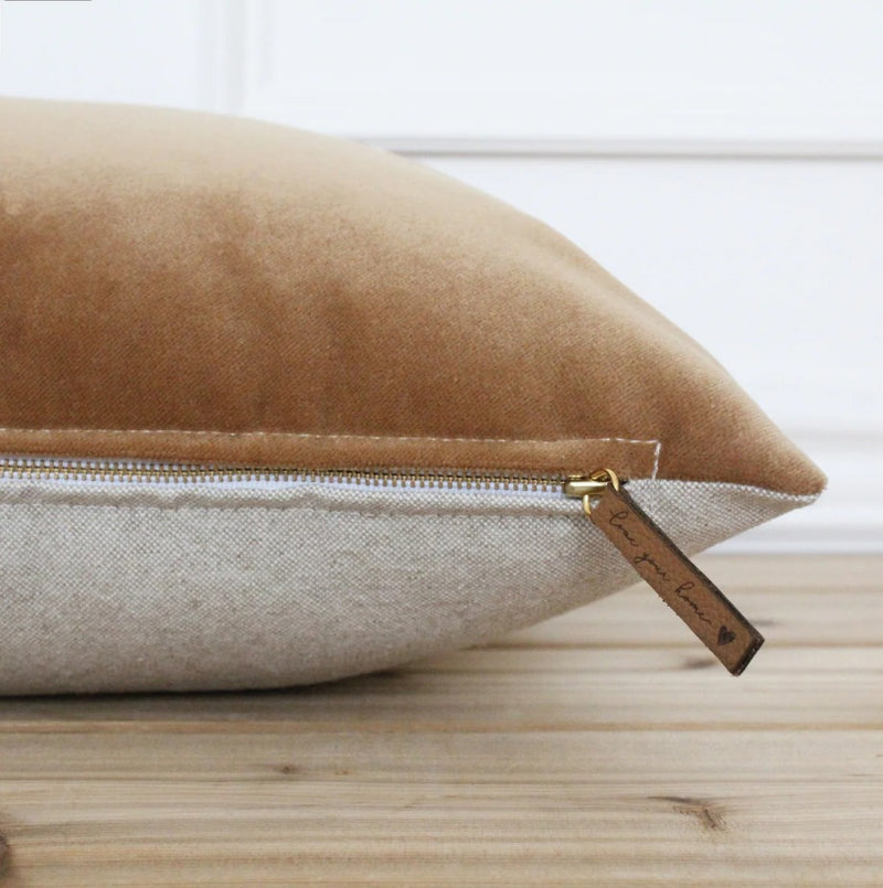 Dempsey Pillow Cover | Cognac Velvet