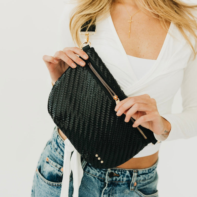 Diagonal Woven Westlyn Bum Bag