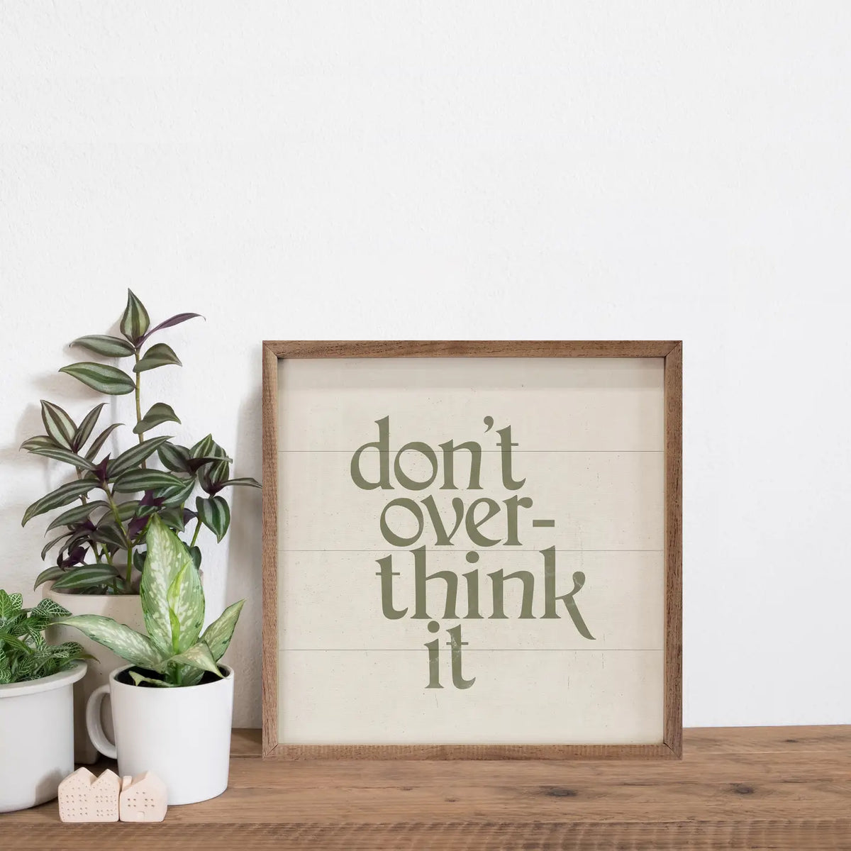 Don't Over Think It White