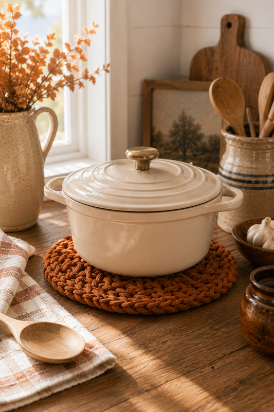 Cinnamon Stick Knotted Trivet