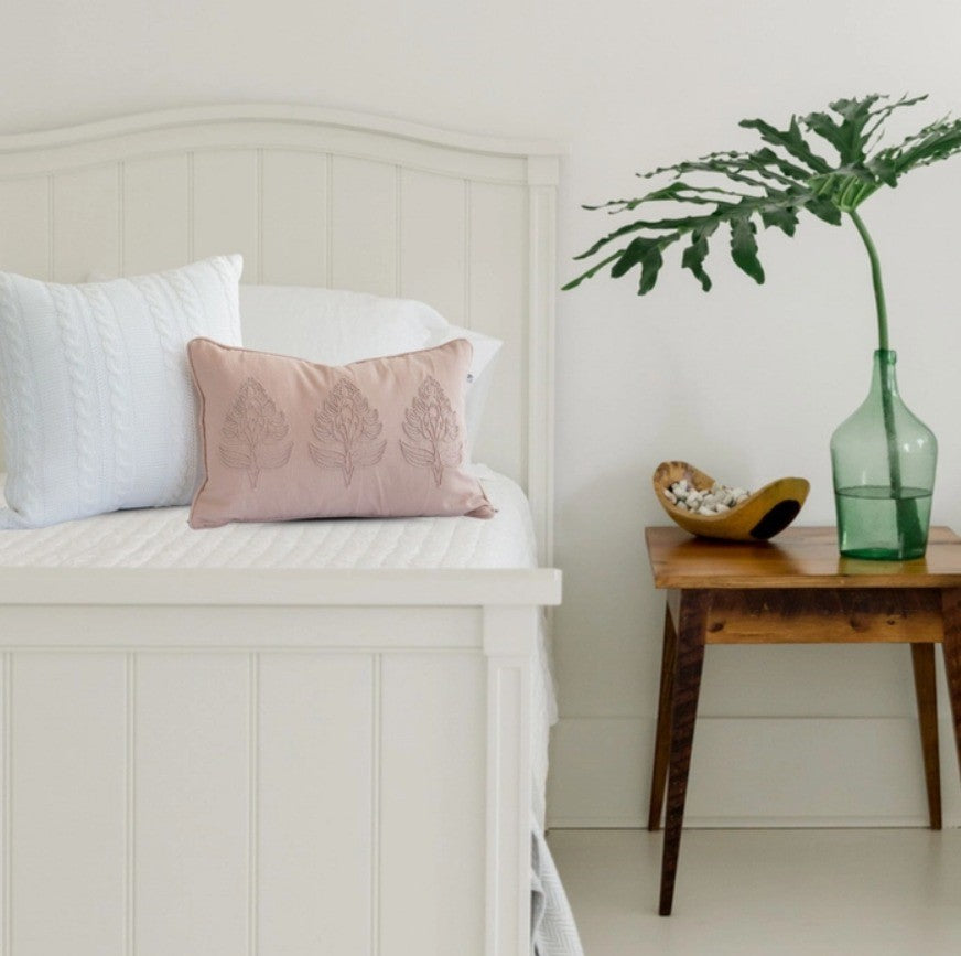 Eloise Embroidered Vintage Cotton Pillow