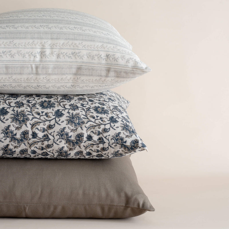 Celine Blue Floral Pillow Cover