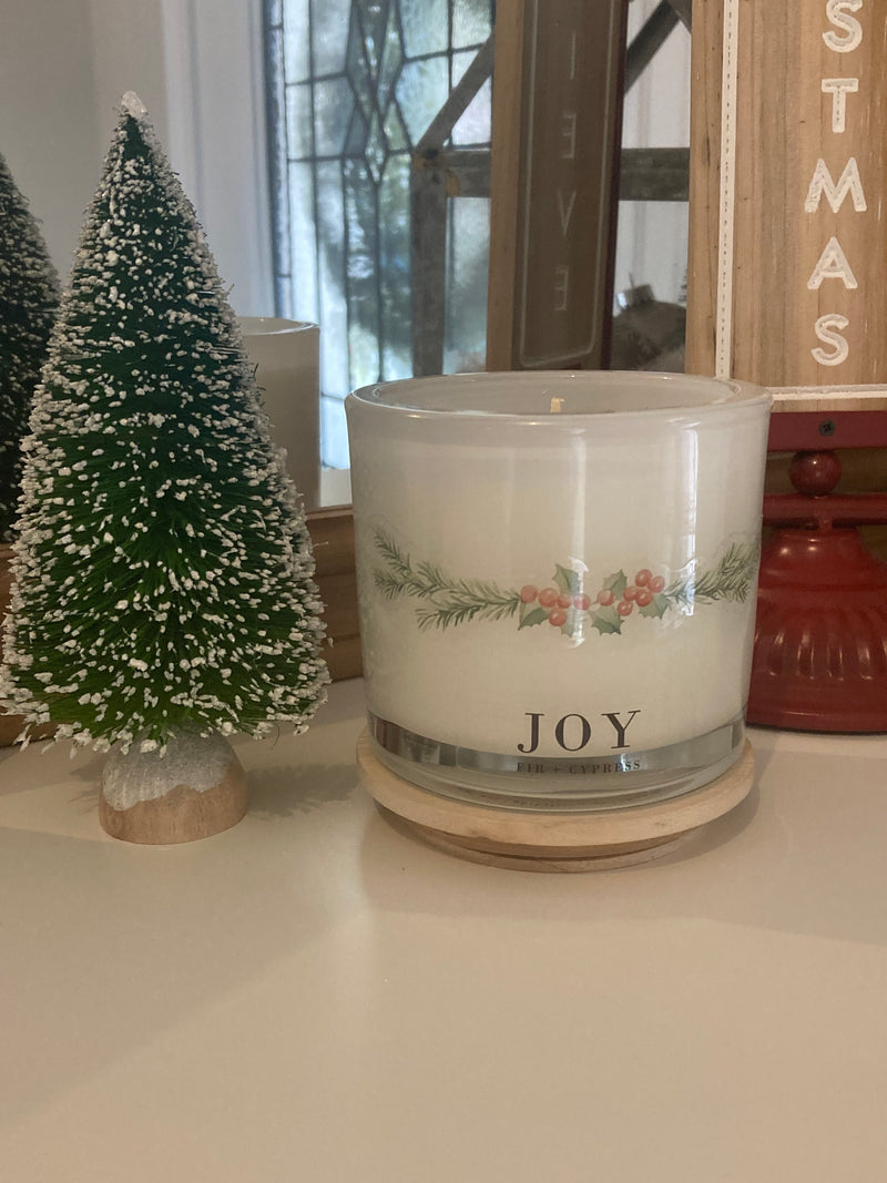Joy | Fir + Cypress Coconut Wax Candle