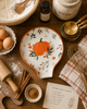 Floral Pumpkin Spoon Rest