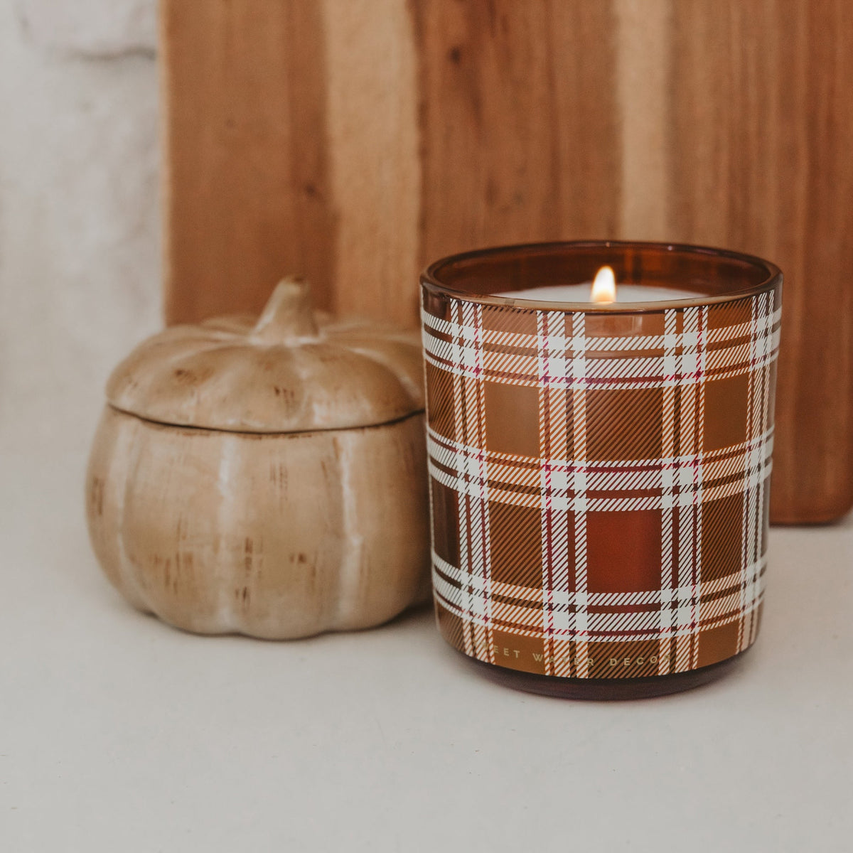 Pumpkin Spice Soy Candle - Ceramic Pumpkin Jar
