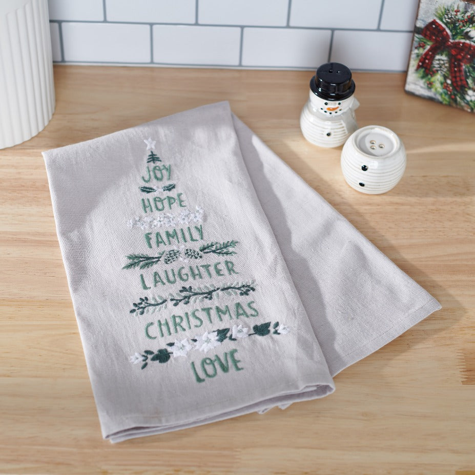 Holiday Kitchen Towels 3-Pack Cotton Linen Blend — Ingalls Homestead