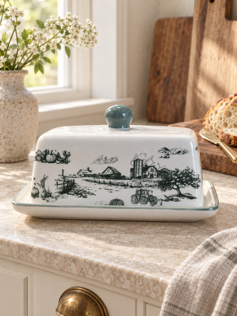 Farmhouse Heritage Butter Dish