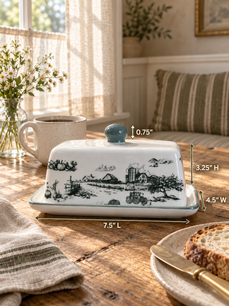 Farmhouse Heritage Butter Dish