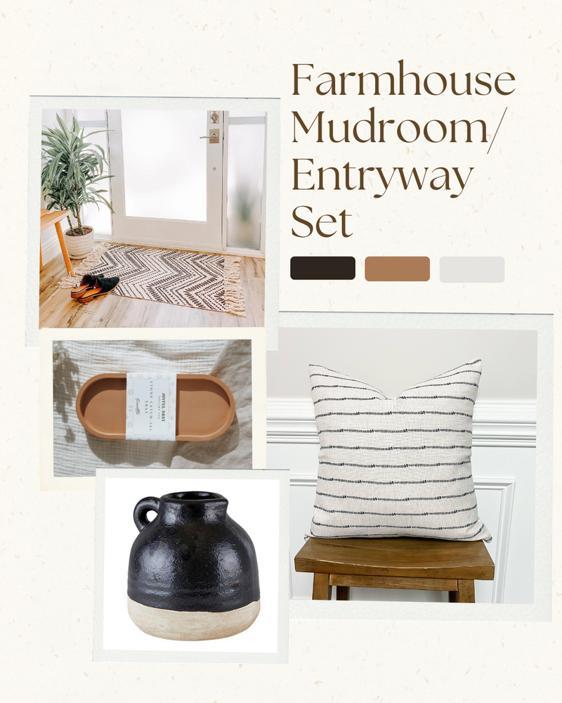 Farmhouse Mudroom/Entryway Set