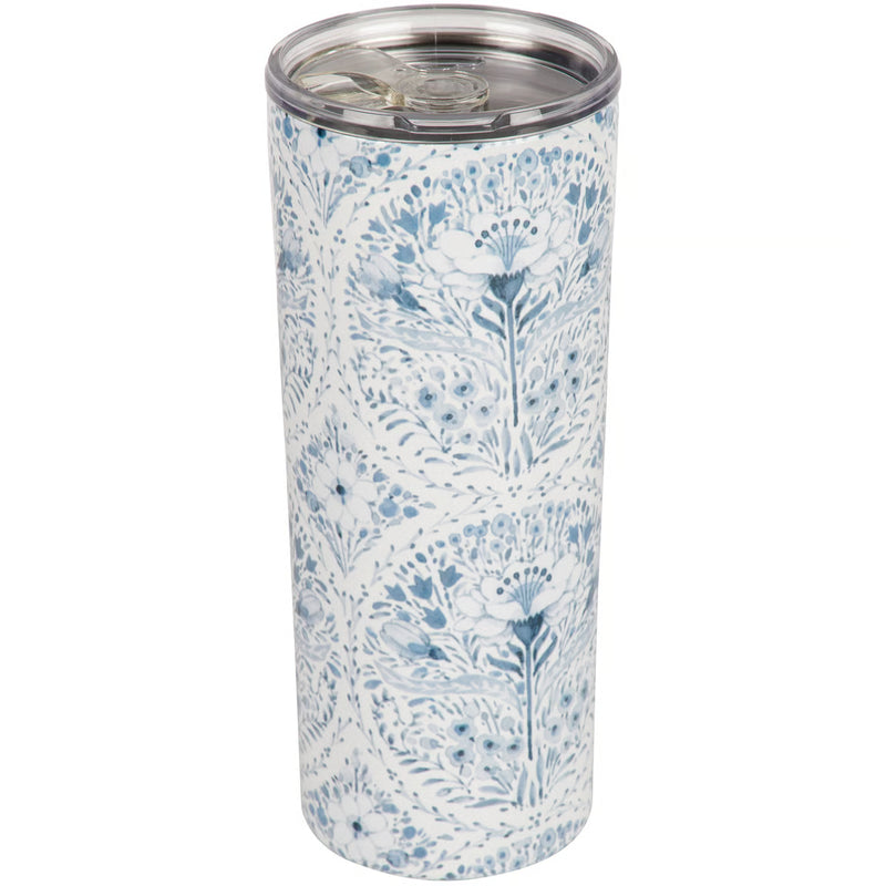 farmhouse floral travel mug
