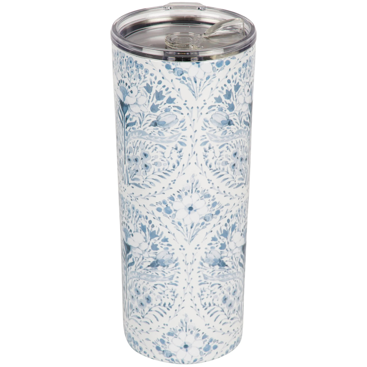cottagecore floral travel mug