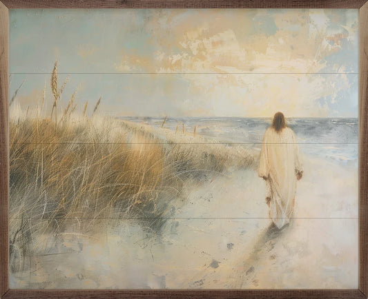 Footprints In The Sand Wall Art