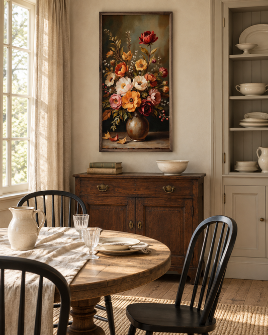 Tall Autumn Bouquet Wall Art