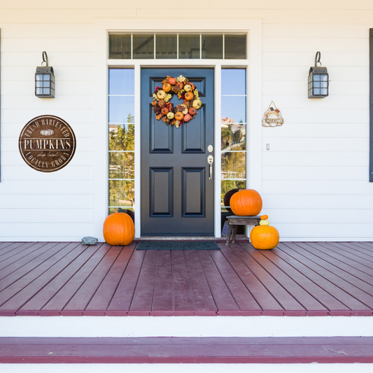 Fresh Harvested Pumpkins