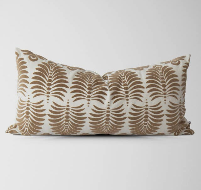 Serena Velvet Embossed Damask Pillow