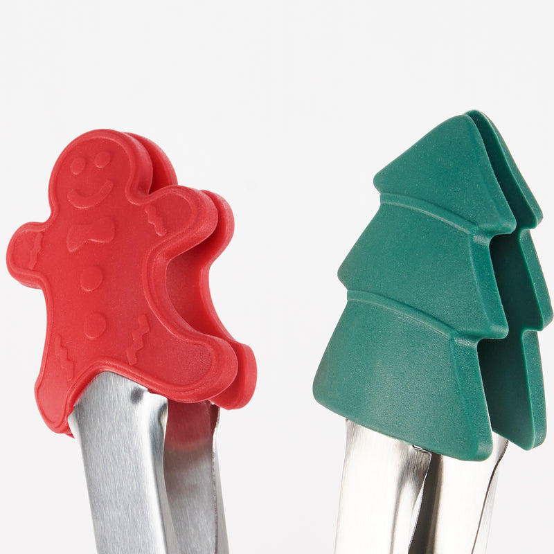 Gingerbread Man & Tree Tongs Set