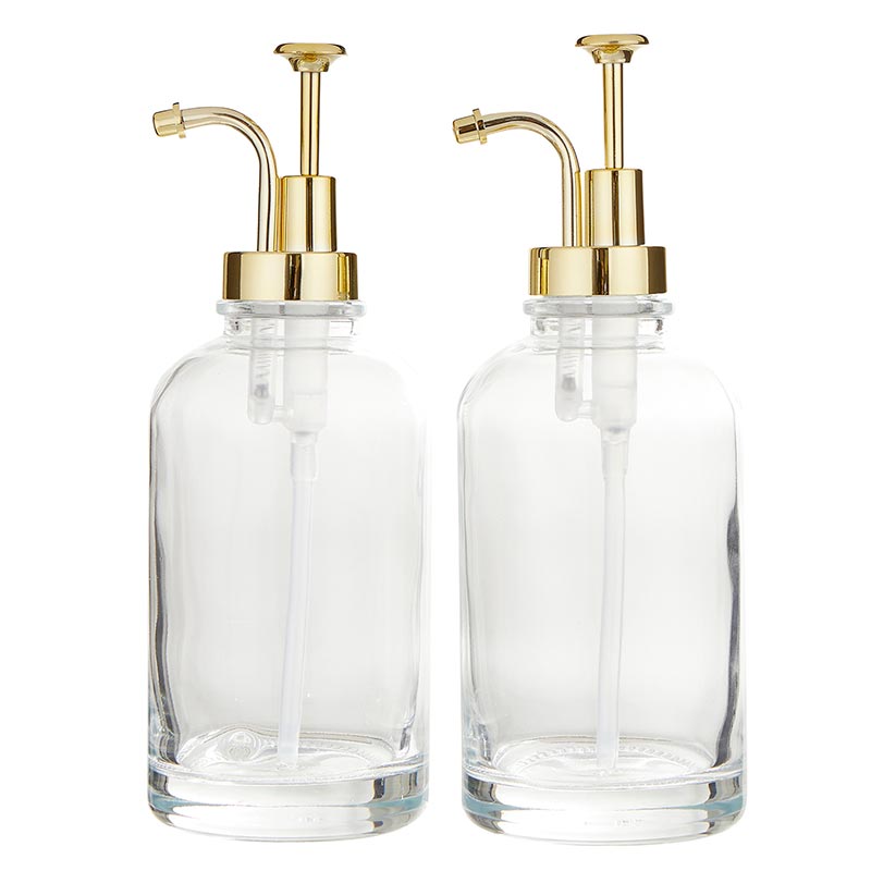 Glass Coffee Syrup Dispenser Set