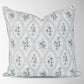 Grace Rose Bouquet Pillow Cover in Silver