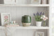 Green Two-Toned Cement Vase