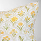 Harlow Hand Drawn Floral Garden Pillow Cover