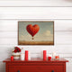 Heart Hot Air Balloon Wall Art