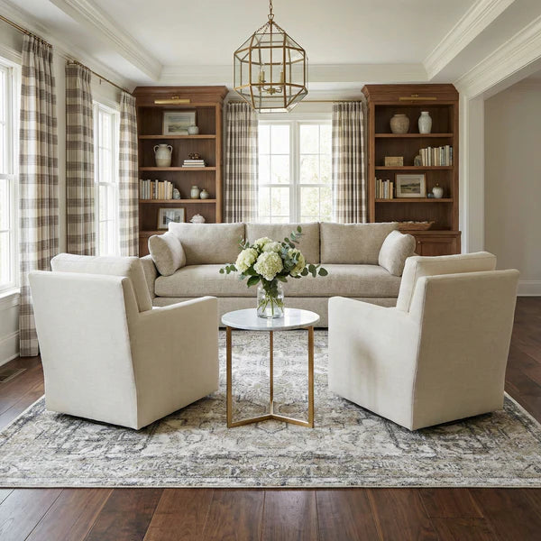 Hera Olive Boutique Washable Rug