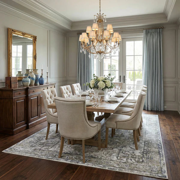 Hera Olive Boutique Washable Rug