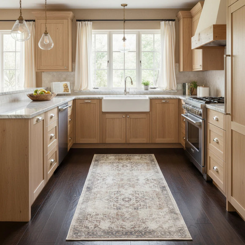 Heritage Style Flat Pile Washable Rug