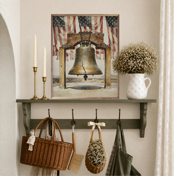 Historic Liberty Bell – Patriotic Wall Art
