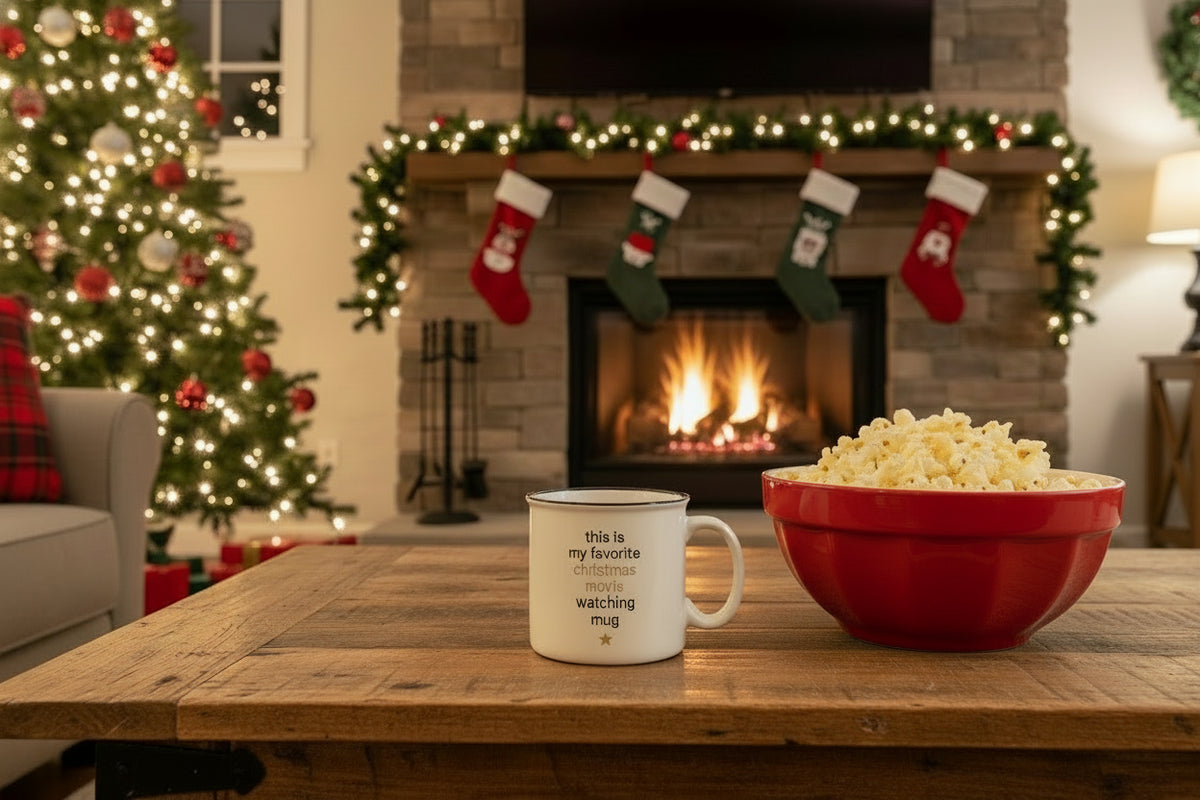 Christmas Movie Watching Mug