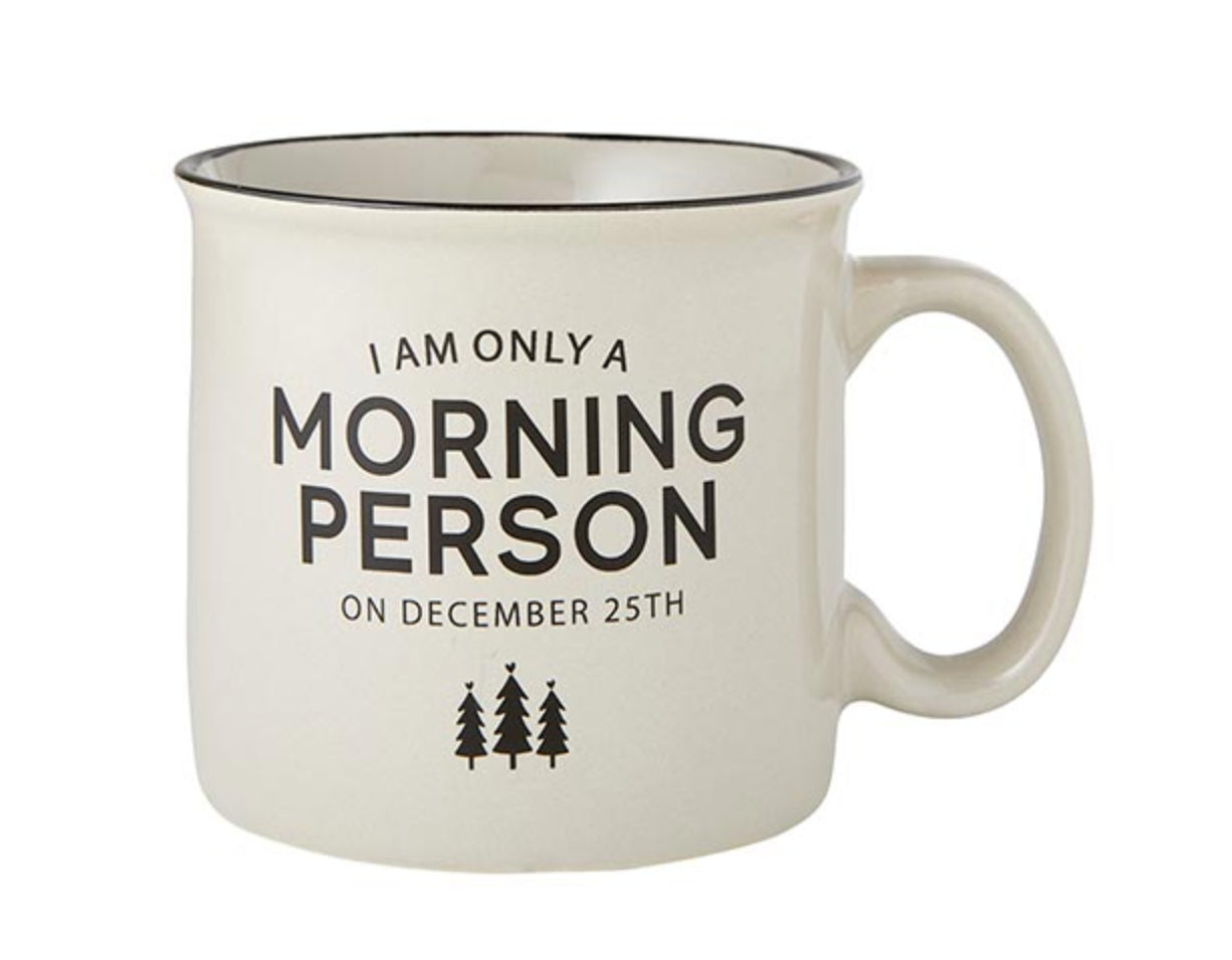 Morning Person Holiday Campfire Mug