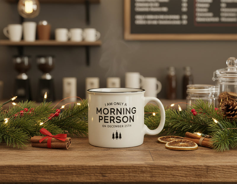 Morning Person Holiday Mug
