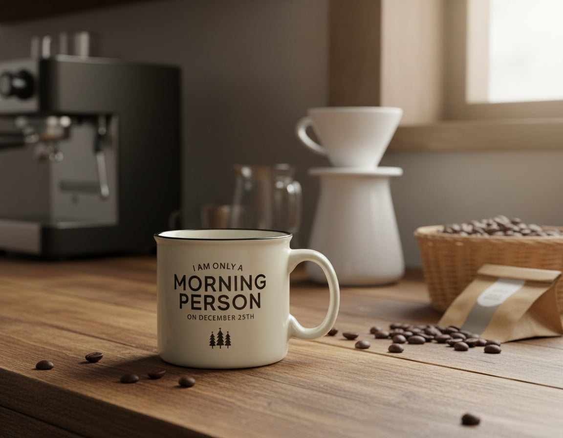 Morning Person Holiday Mug