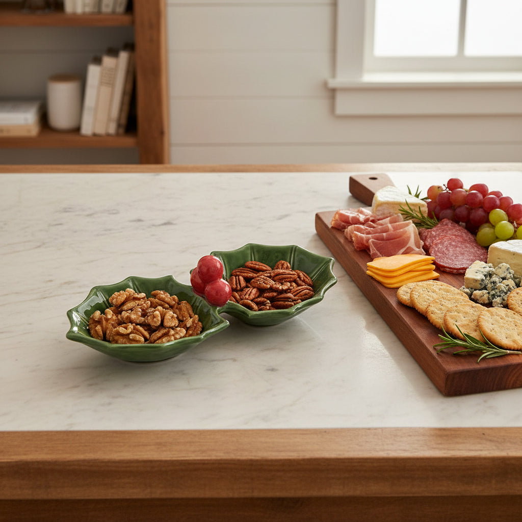Holly Serving Platter