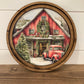 Red Christmas Barn Mini Sign