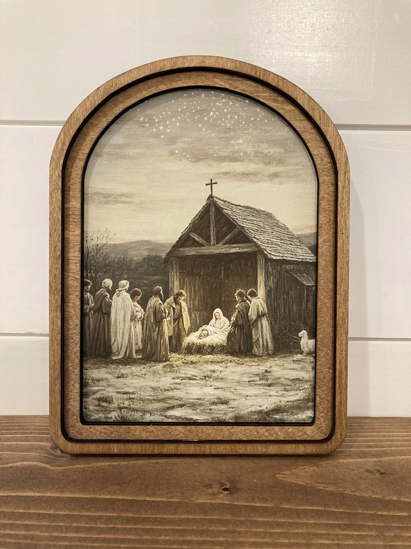 The Nativity Framed Art | Restocking Late November