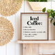 farmhouse coffee bar wall decor
