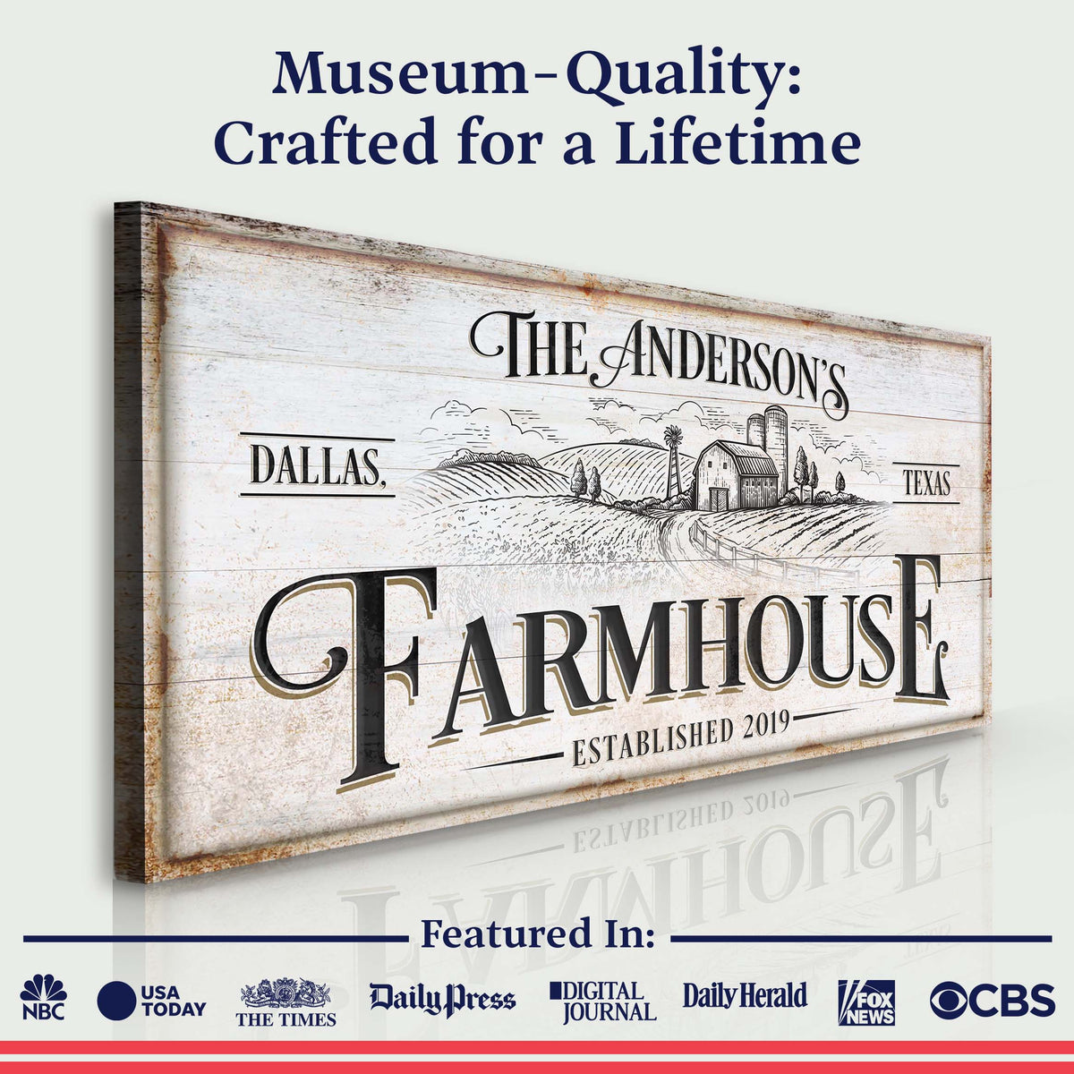 Personalized Farmhouse Sign