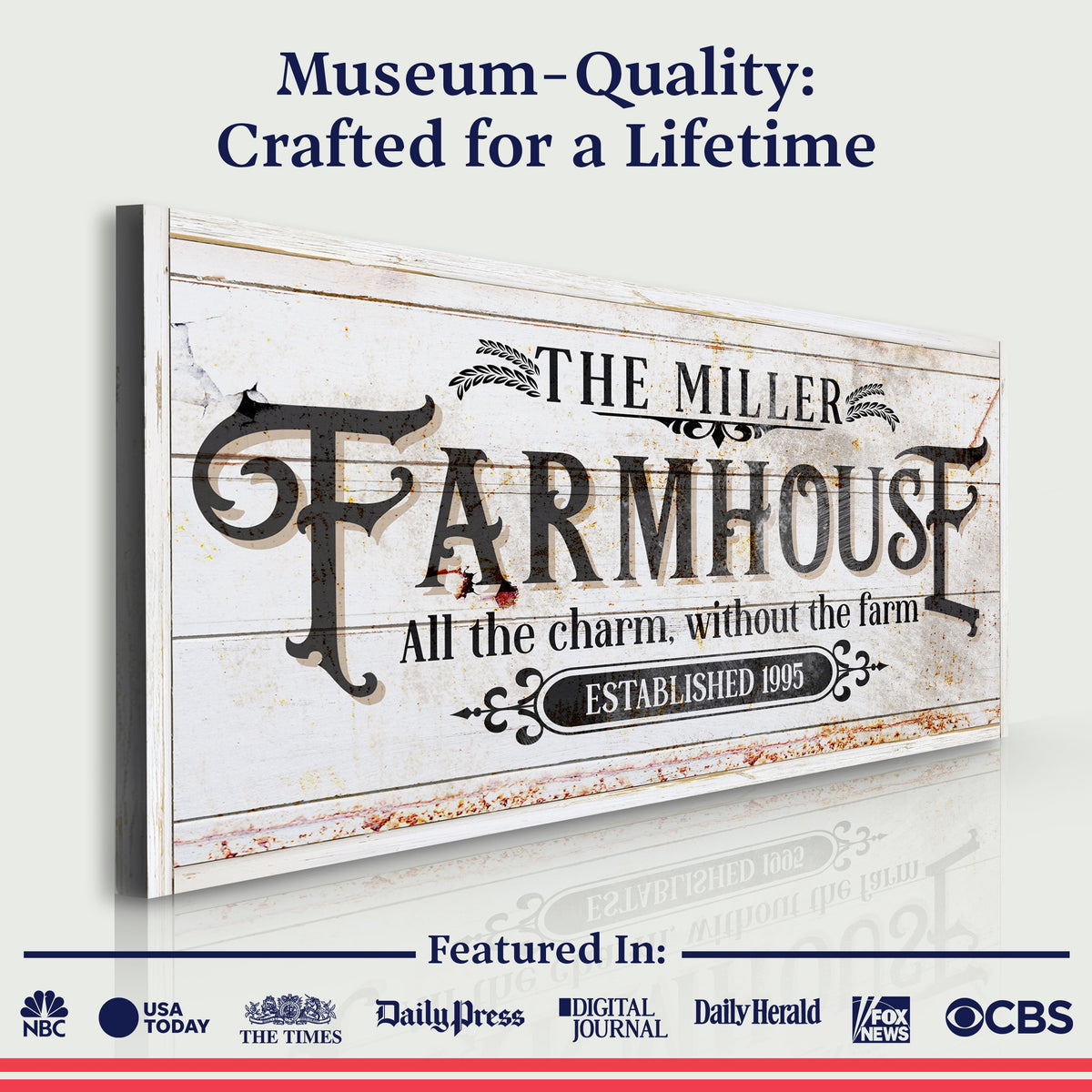 Personalized Farmhouse Sign II