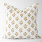 Isabella Floral Block Print Pillow Cover