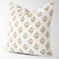 Isabella Floral Block Print Pillow Cover