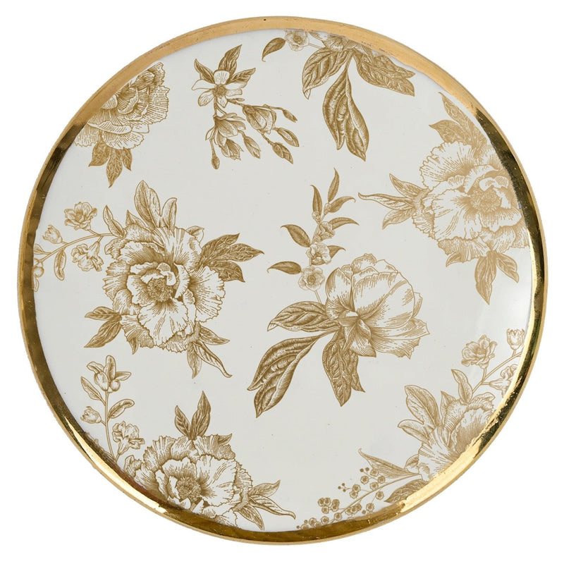 Gold Delft Trinket Box