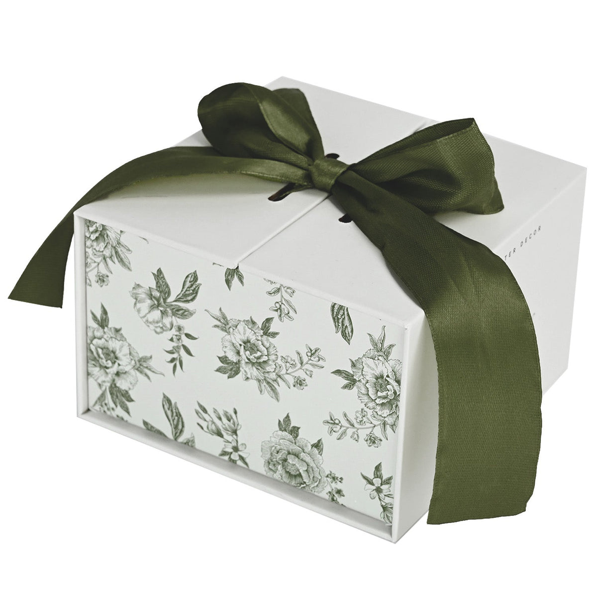 Green Delft Trinket Box