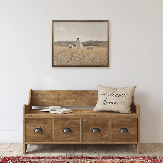 Jesus In The Spring Wall Art