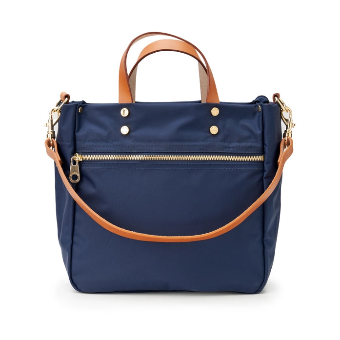 Joey Nylon Tote with Leather Accents