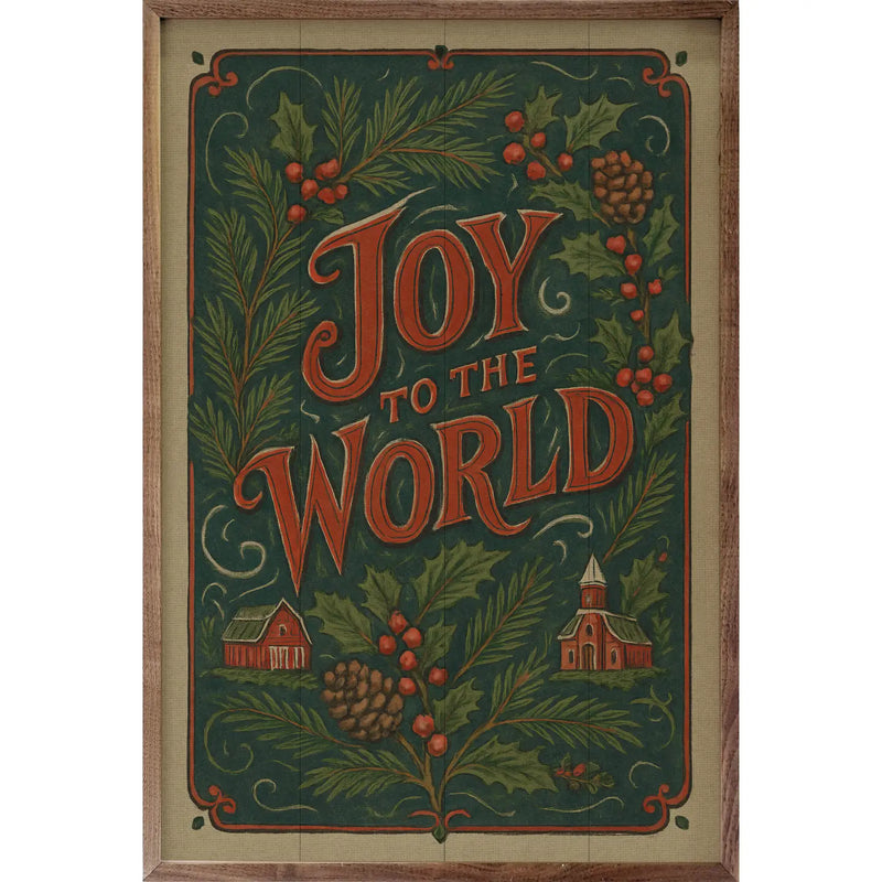Joy To the World Vintage Postcard