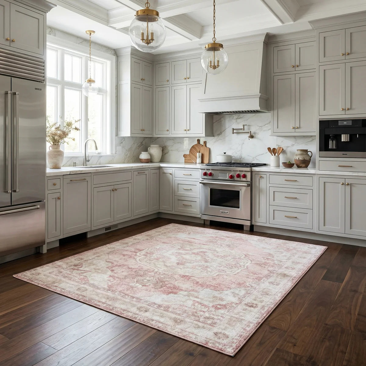 Kandos Blush & Light Pink Area Rug