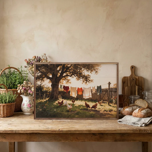 farmhouse laundry room decor
